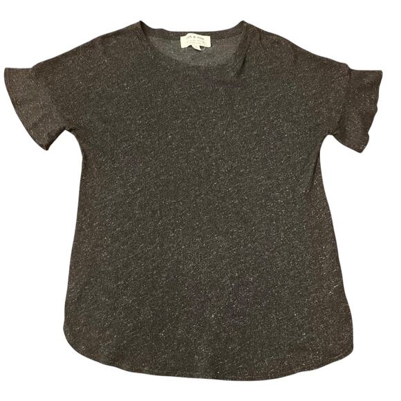 Cloth & Stone Anthropologie Black Short Sleeve Shirt Women's Small - Picture 3 of 15